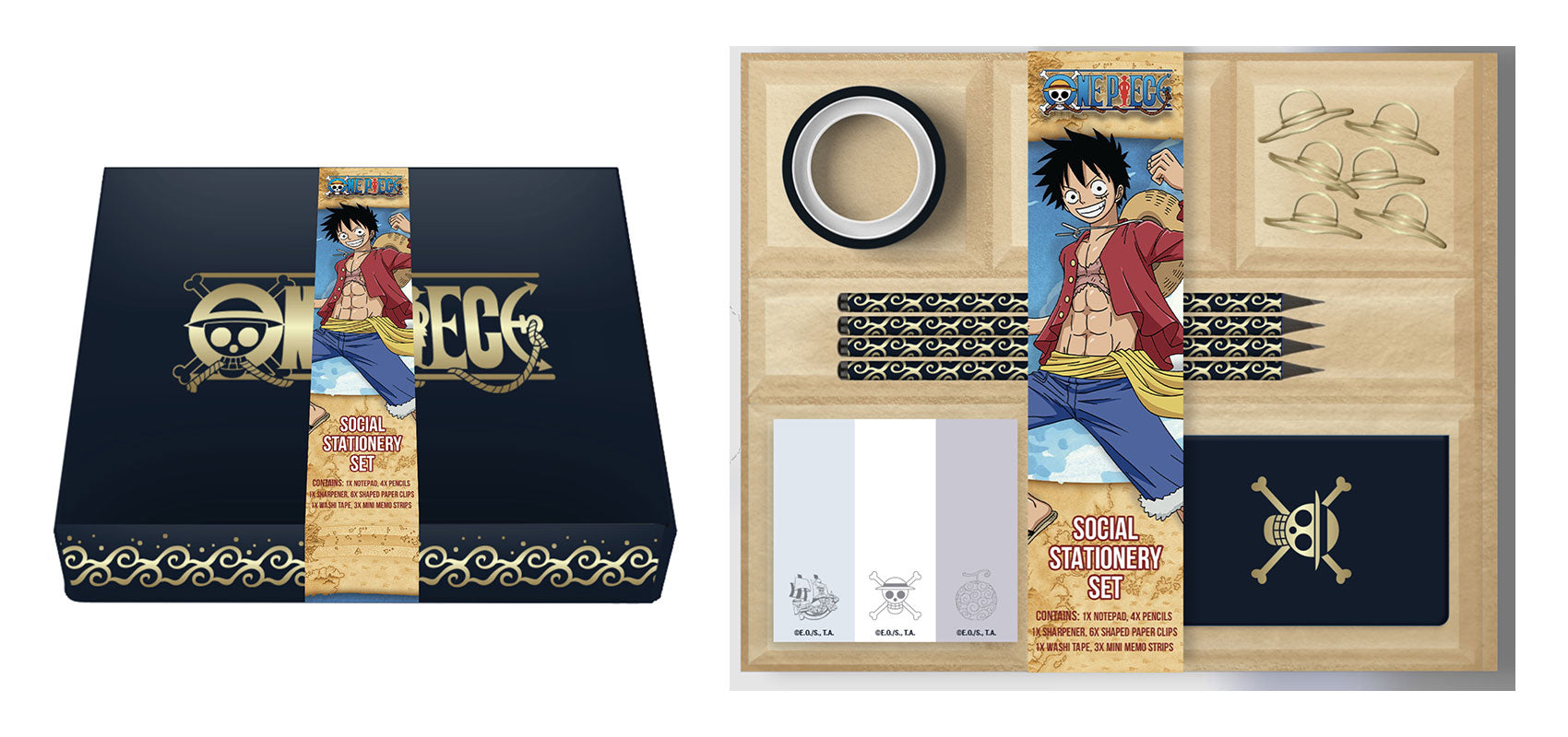 Set Cancelleria Premium One Piece