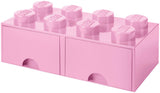 Contenitore LEGO Brick 8 Cassetto Rosa