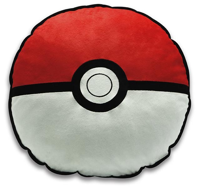 Cuscino Pokemon Pokeball 3D 30cm