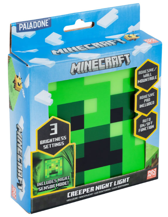 Paladone Lampada Night Minecraft Creeper