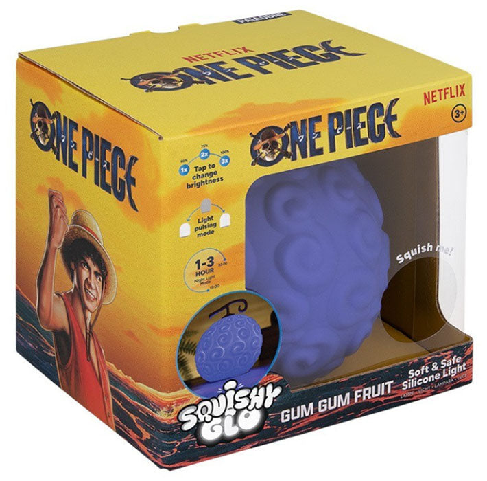 Paladone Lampada SquishyGlo Silicone One Piece GumGum Fruit