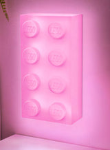 Paladone Lampada Lego Brick 8 Rosa