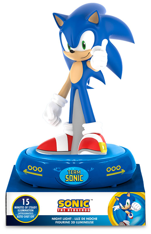 Lampada 3D Sonic the Hedgehog