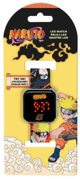 Orologio da Polso Digitale LED Naruto Arancione