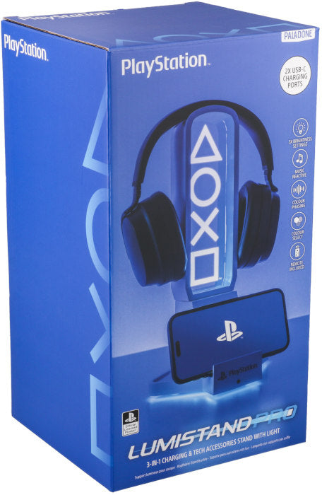 Paladone Lampada Stand per Cuffie Premium PlayStation Logo