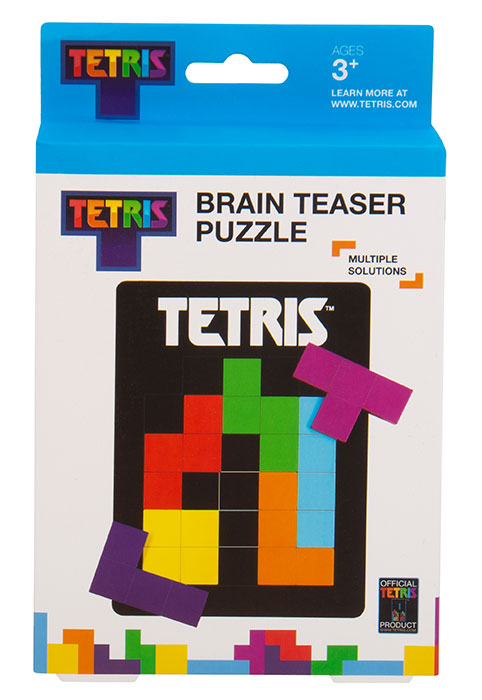 Puzzle Legno 7pz Tetramino Tetris
