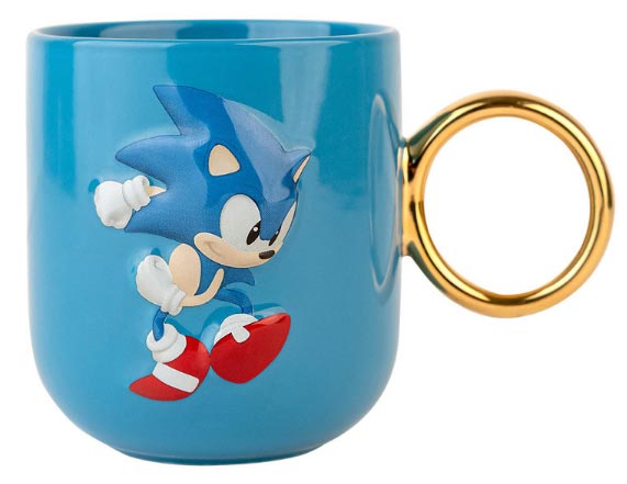 Tazza 3D Sonic The Hedgehog con Anello