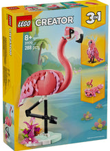 31170 Creator 3 in 1 Animali Selvatici Fenicottero Rosa