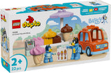 10458 Duplo Bluey Visita alla Gelateria di Bluey