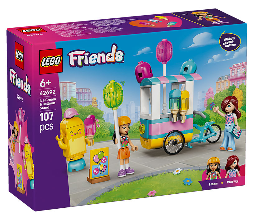 42692 Friends Bancarella dei Gelati con Palloncini