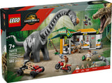76973 Jurassic World Alla Ricerca del Raptor e Titanosauro