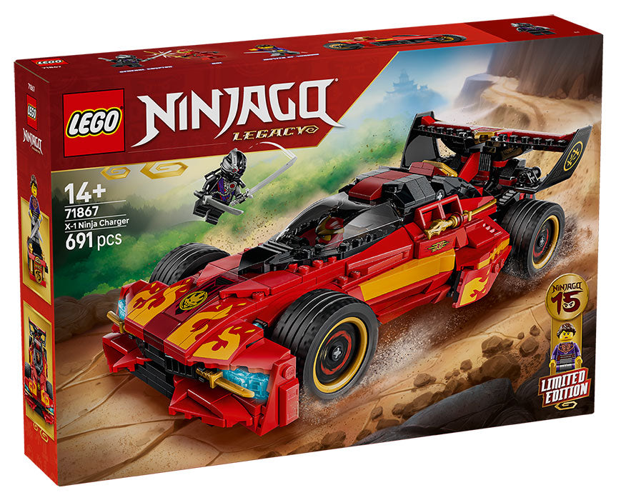 71867 Ninjago Super-Bolide Ninja X-1 15th Anniversario