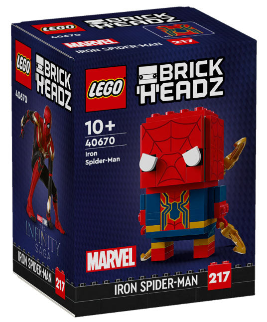 40670 BrickHeadz Iron Spider-Man RARE