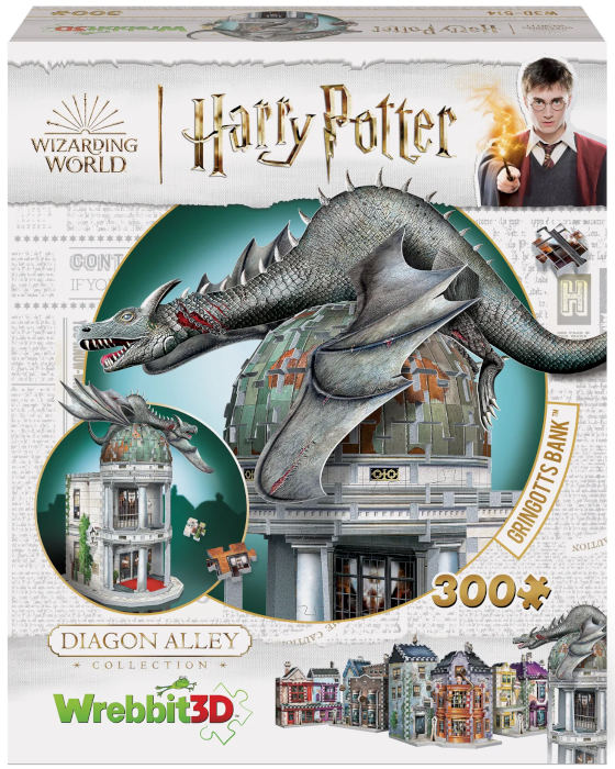 Puzzle 3D 300pz Harry Potter Gringotts Bank
