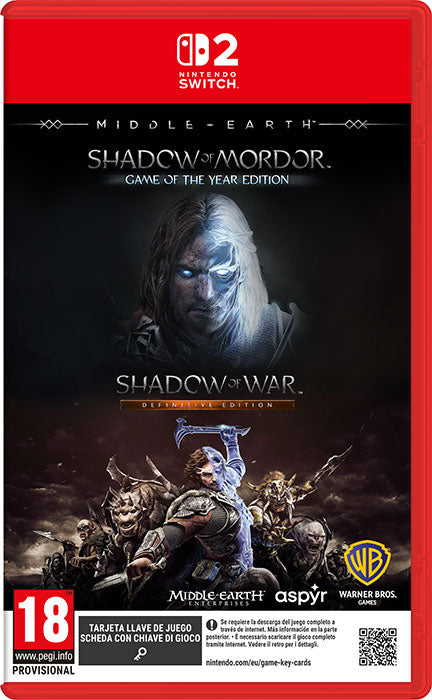 Middle-Earth: Shadow of Mordor + Shadow of War Bundle (GKEY)