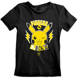 T-Shirt Kids Pikachu Rocks 5-6 Anni