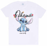 T-Shirt Disney Stitch Ohana Means Family XXL