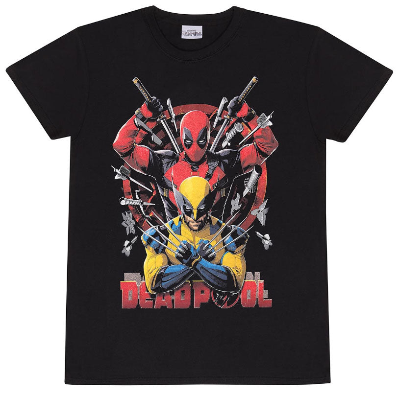 T-Shirt Marvel Deadpool & Wolverine Weapons XL