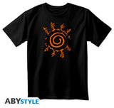 T-Shirt Naruto Shippuden Clan Uzumaki L Black