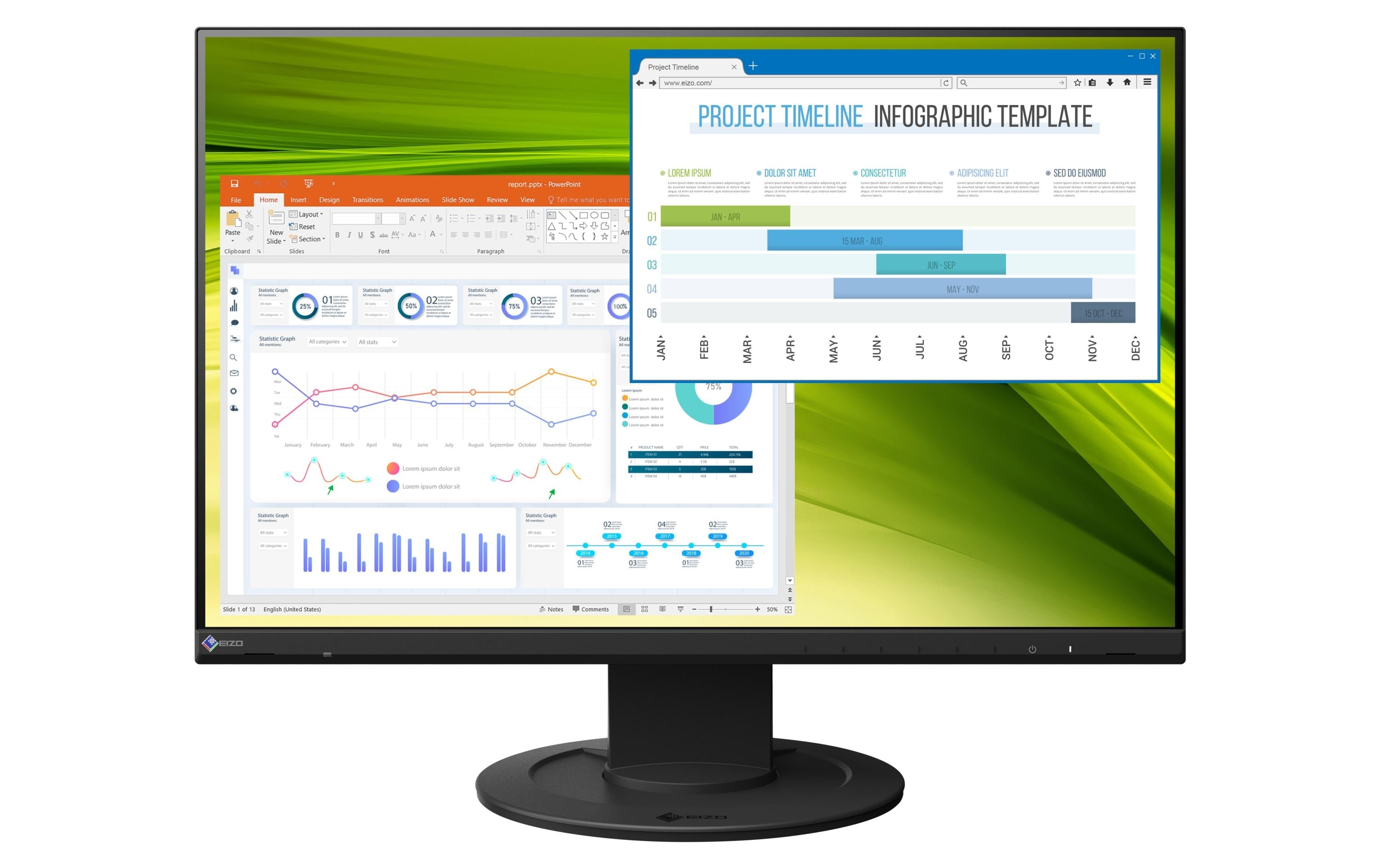 EIZO EV2360-Swiss Edition 22.5 schwarz