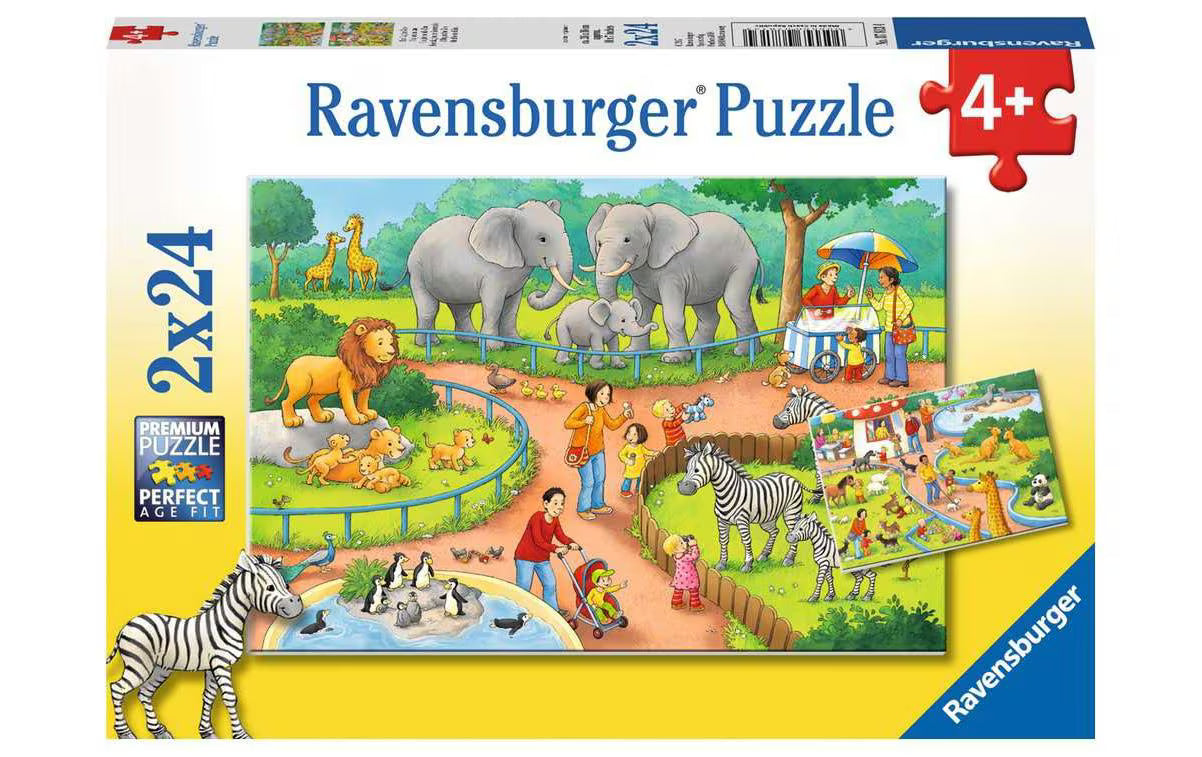 Puzzle Ein Tag im Zoo