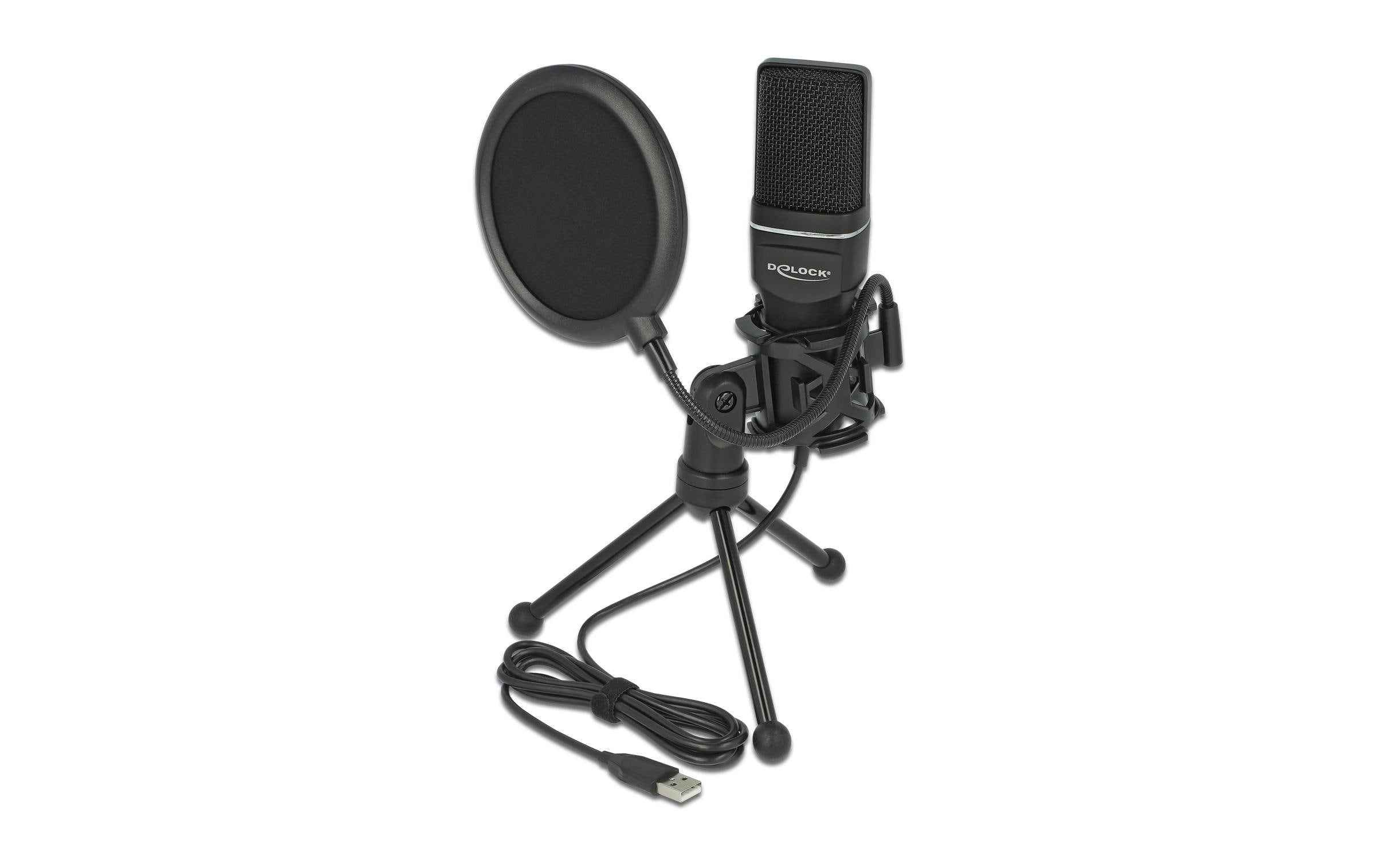 Delock Kondensator USB Mikrophon Set