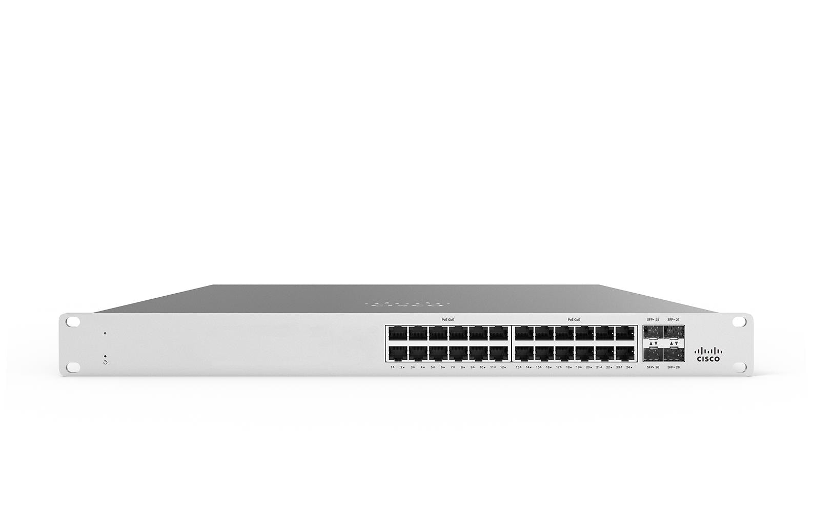 Meraki MS125-24: 24 Port Cloud Managed SW