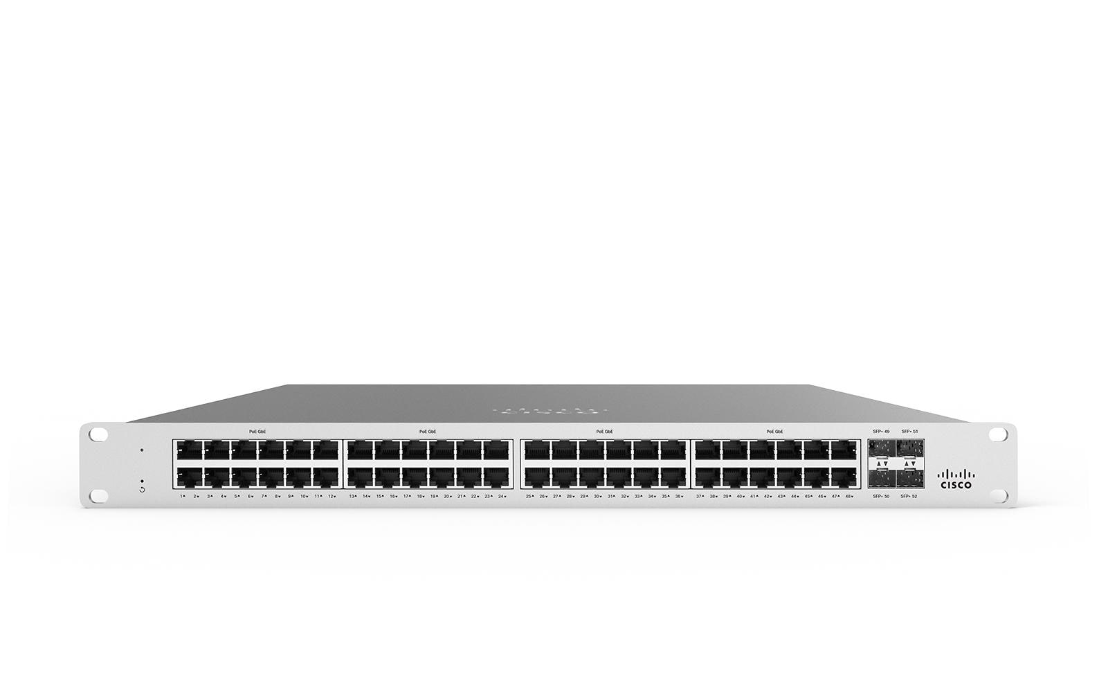 Meraki MS125-48FP: 48 Port Cloud Managed SW
