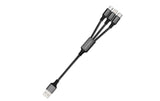 4smarts USB Ladekabel,2.4A, schwarz, 20cm