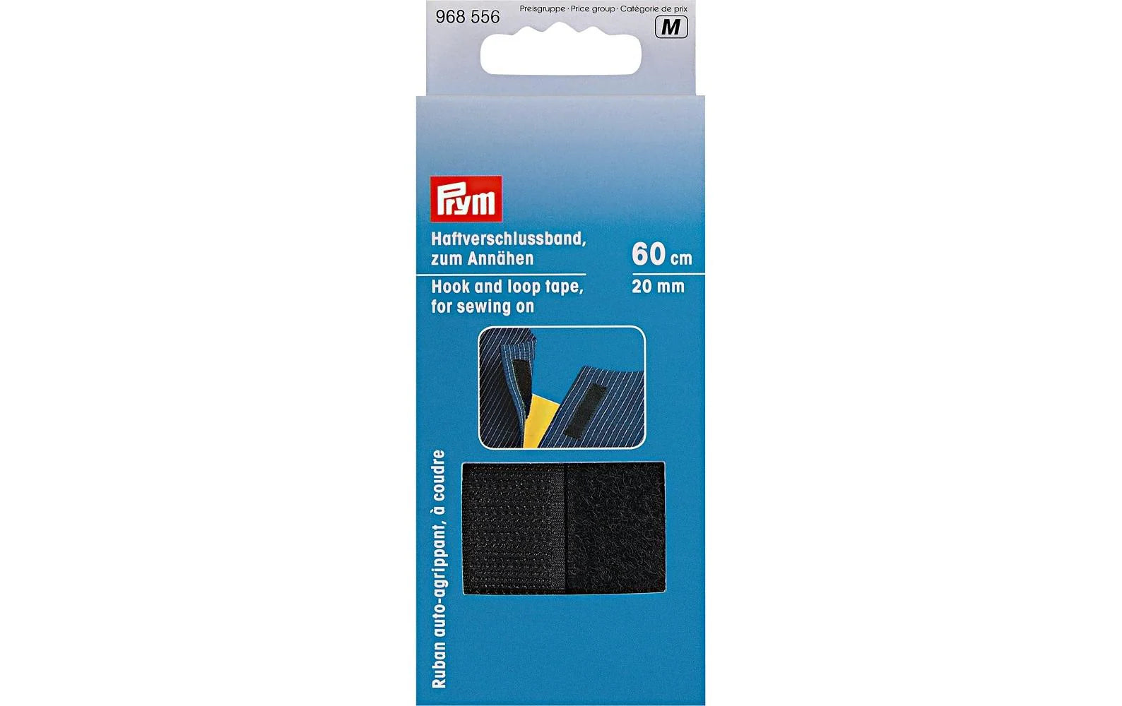 Prym Haftverschlussband, schwarz