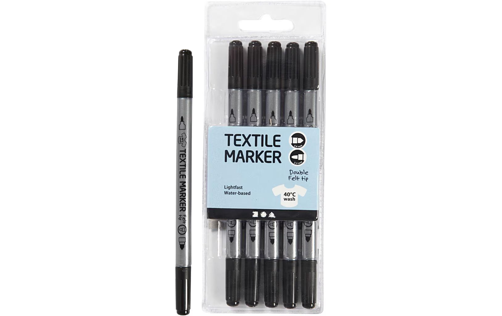 Creativ Company Textilmarker schwarz