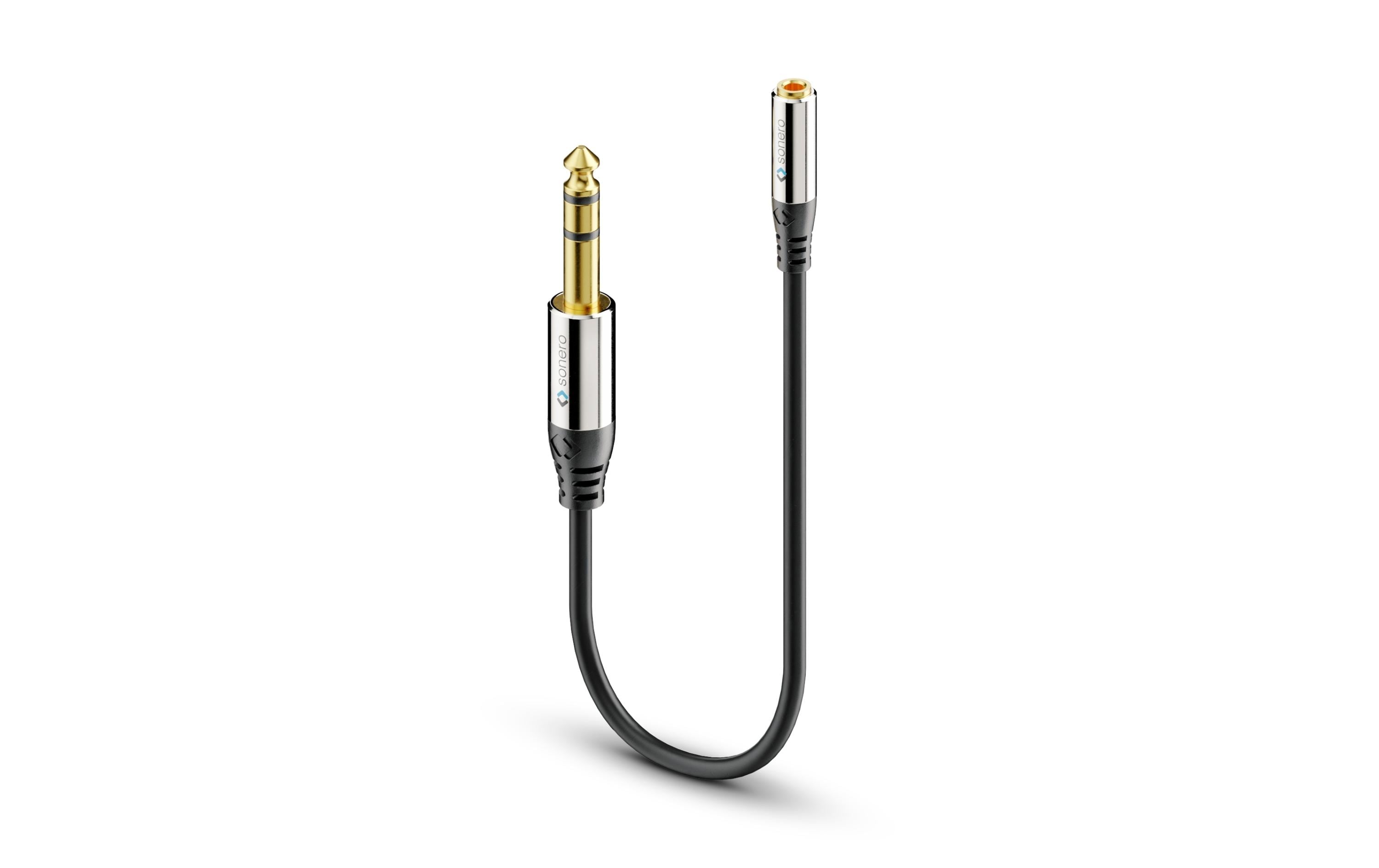 Sonero 6.3mm auf 3.5mm Audio Adapter