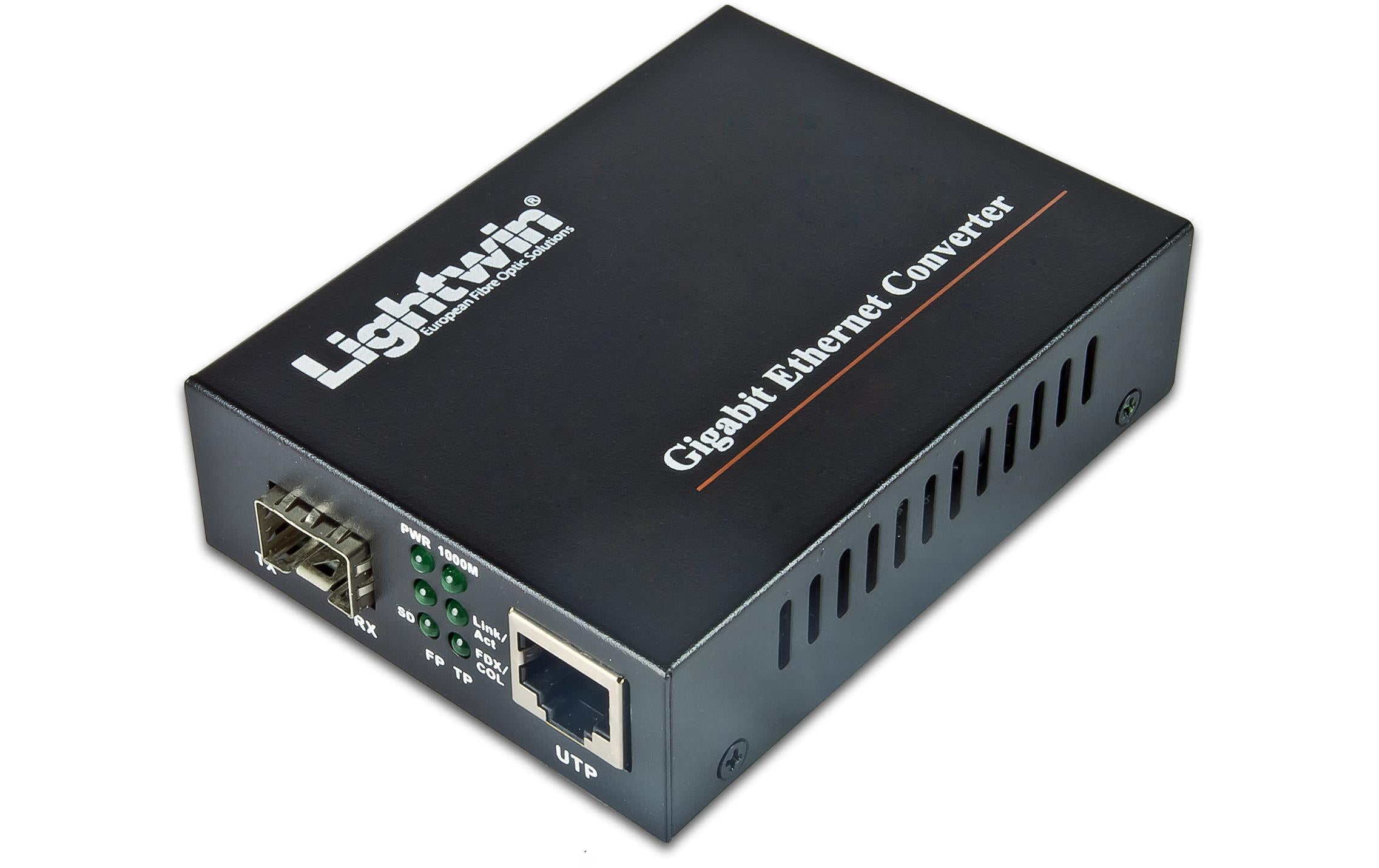 Lightwin Medienkonverter: RJ-45 - SFP