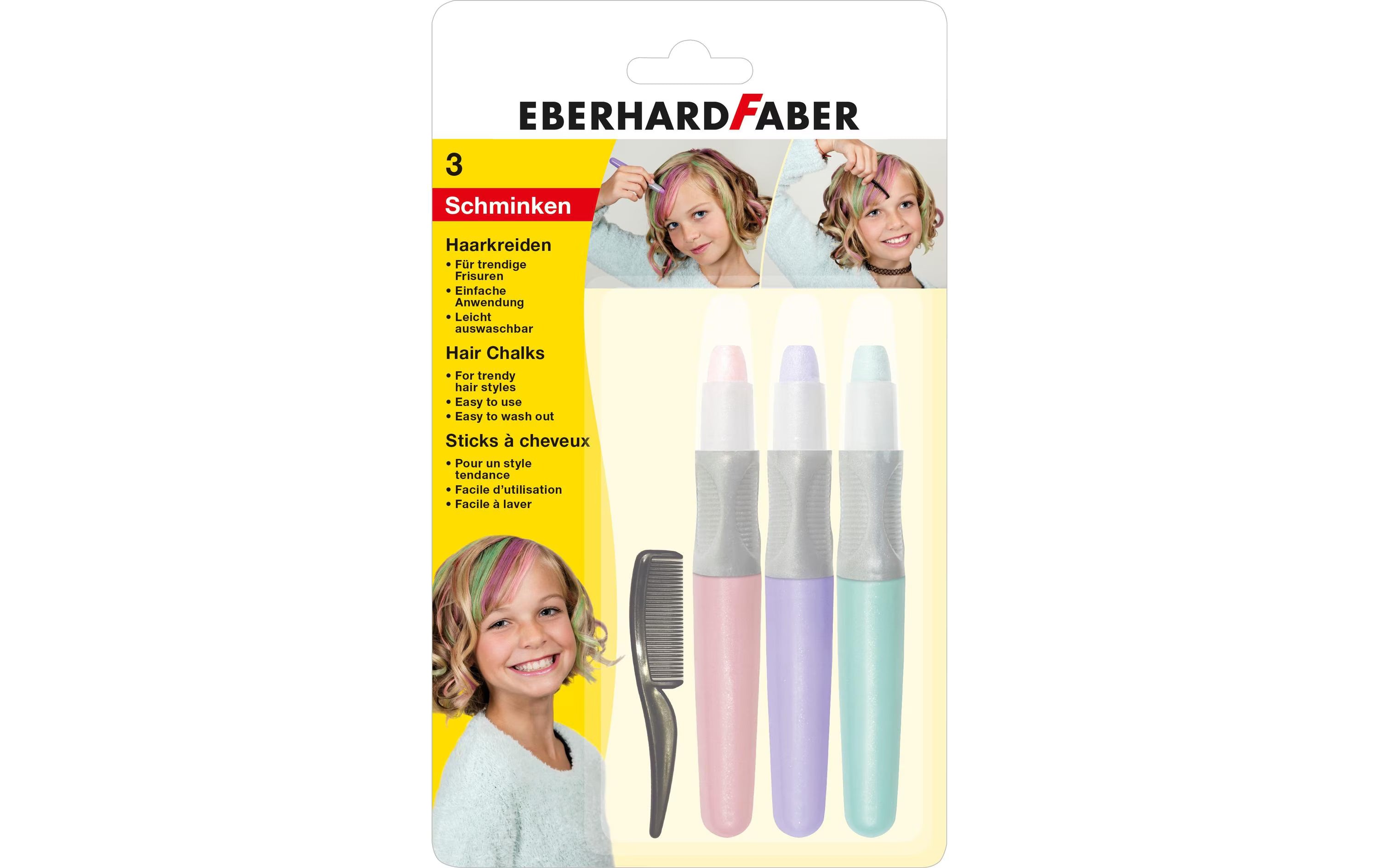 Eberhard F. Haarkreide Set Pastell
