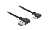 Delock USB2 Kabel A-MicroB gewinkelt, 0.5m