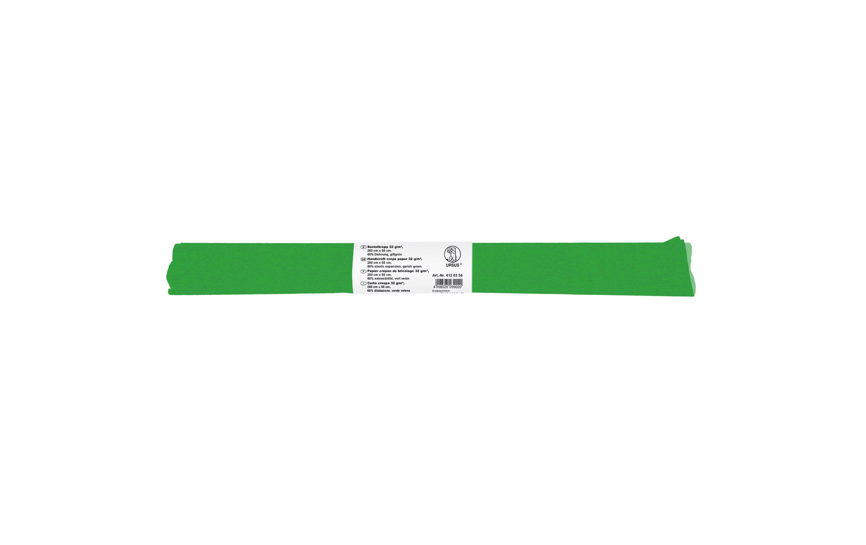URSUS, Krepppapier 50 cm x 2.5 m, 32 g/m²,