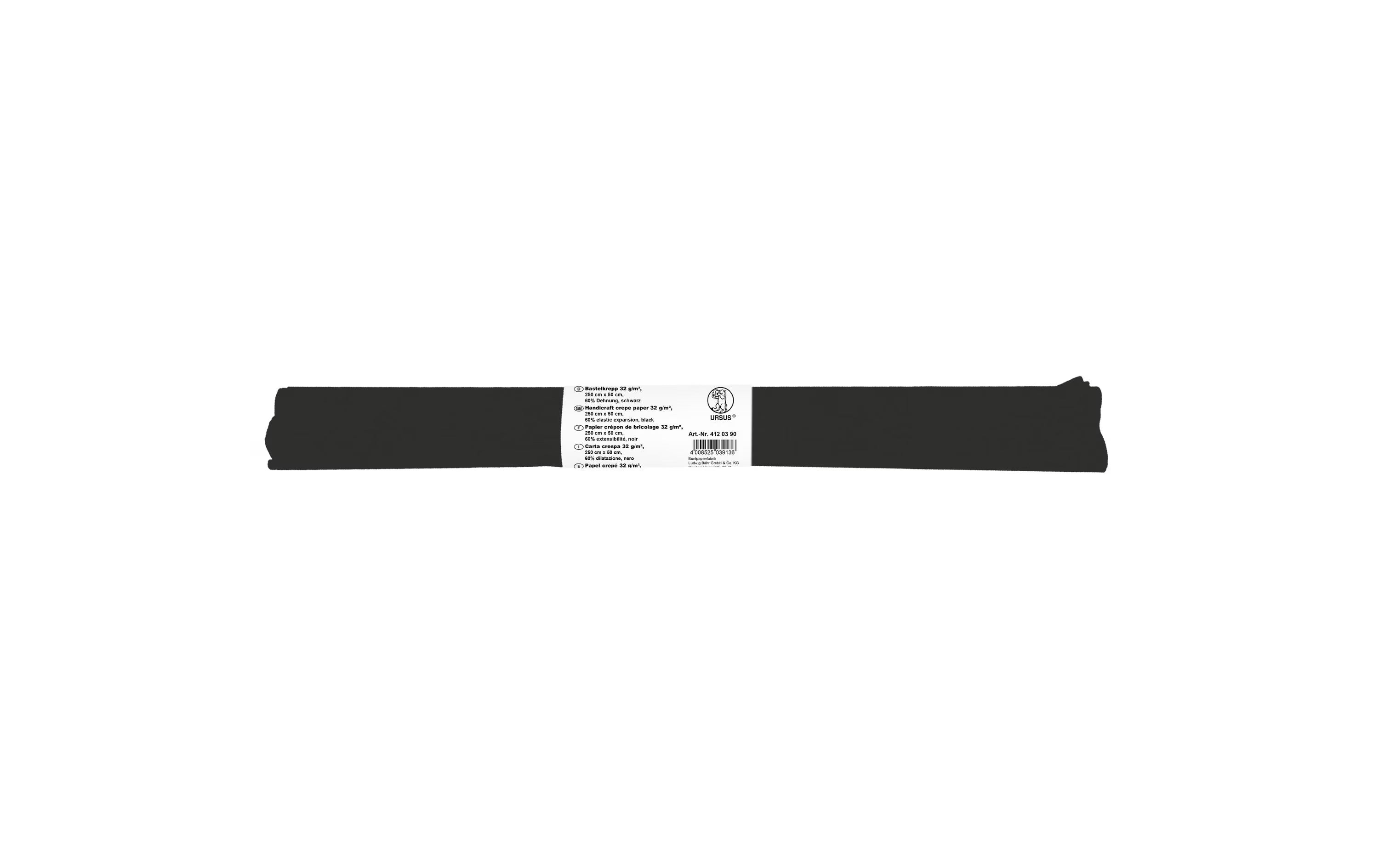 URSUS, Krepppapier 50 cm x 2.5 m, 32 g/m²,