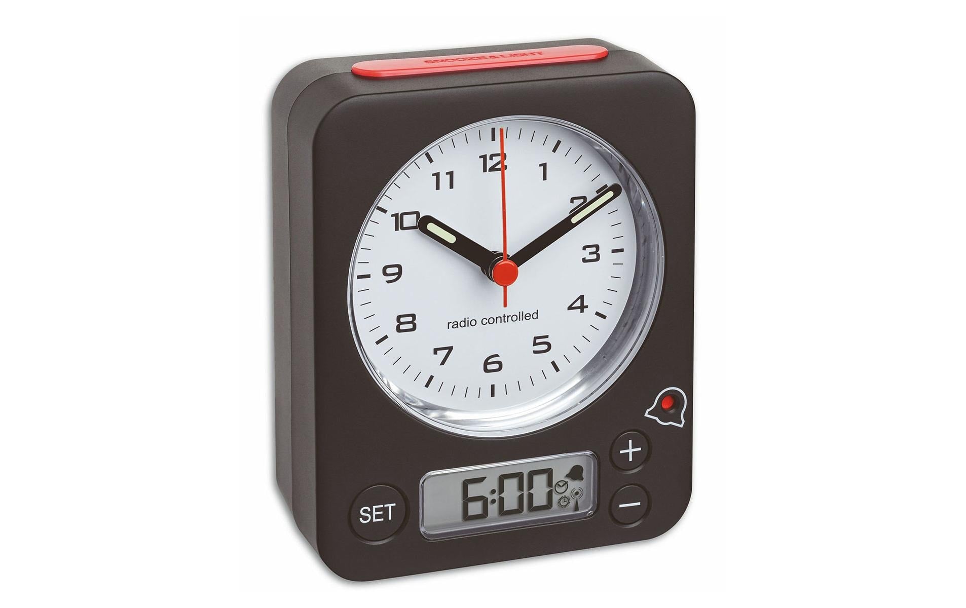 TFA Analoger Funk-Wecker COMBO