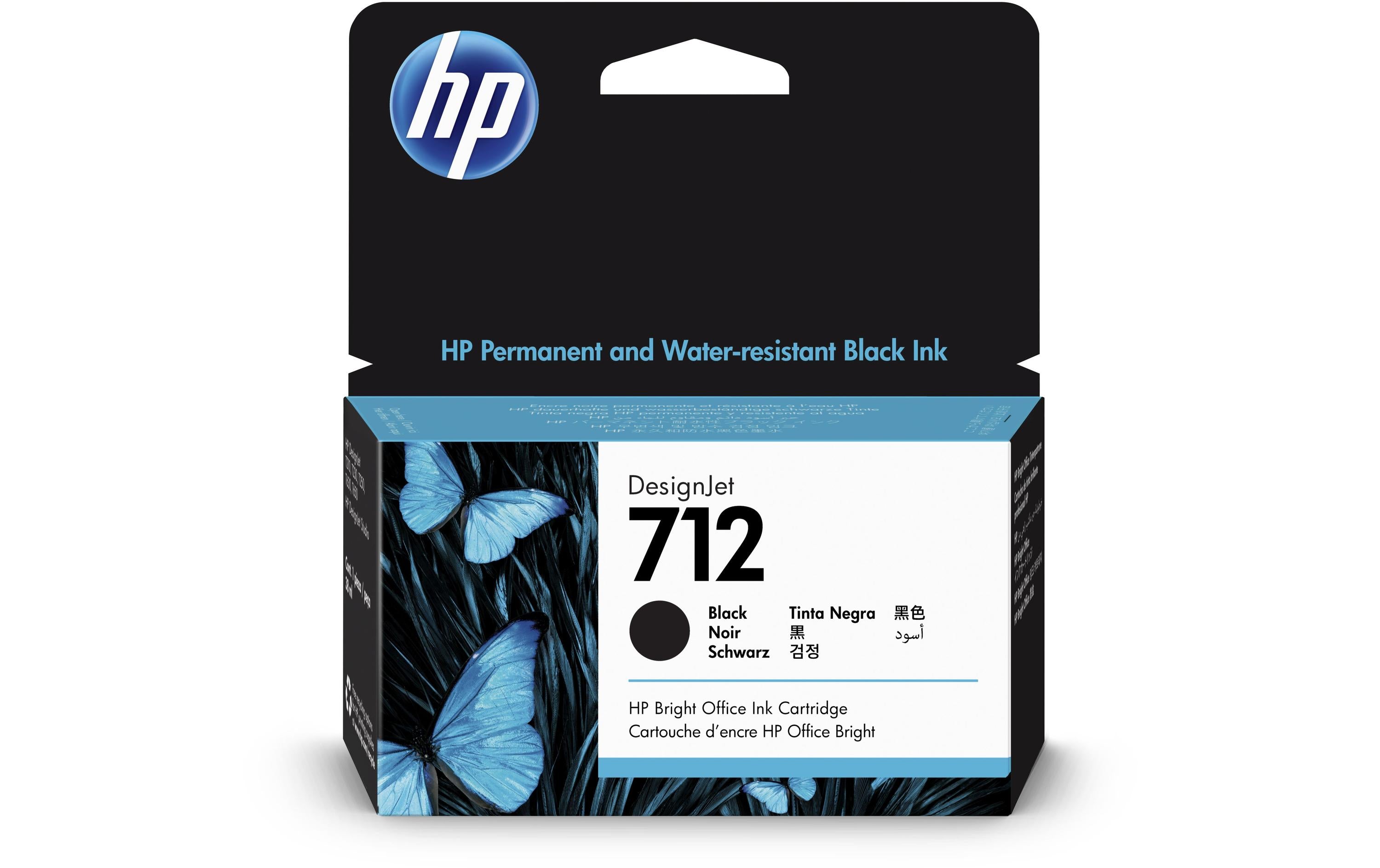 HP, Tinte Nr. 712 (3ED70A) Black
