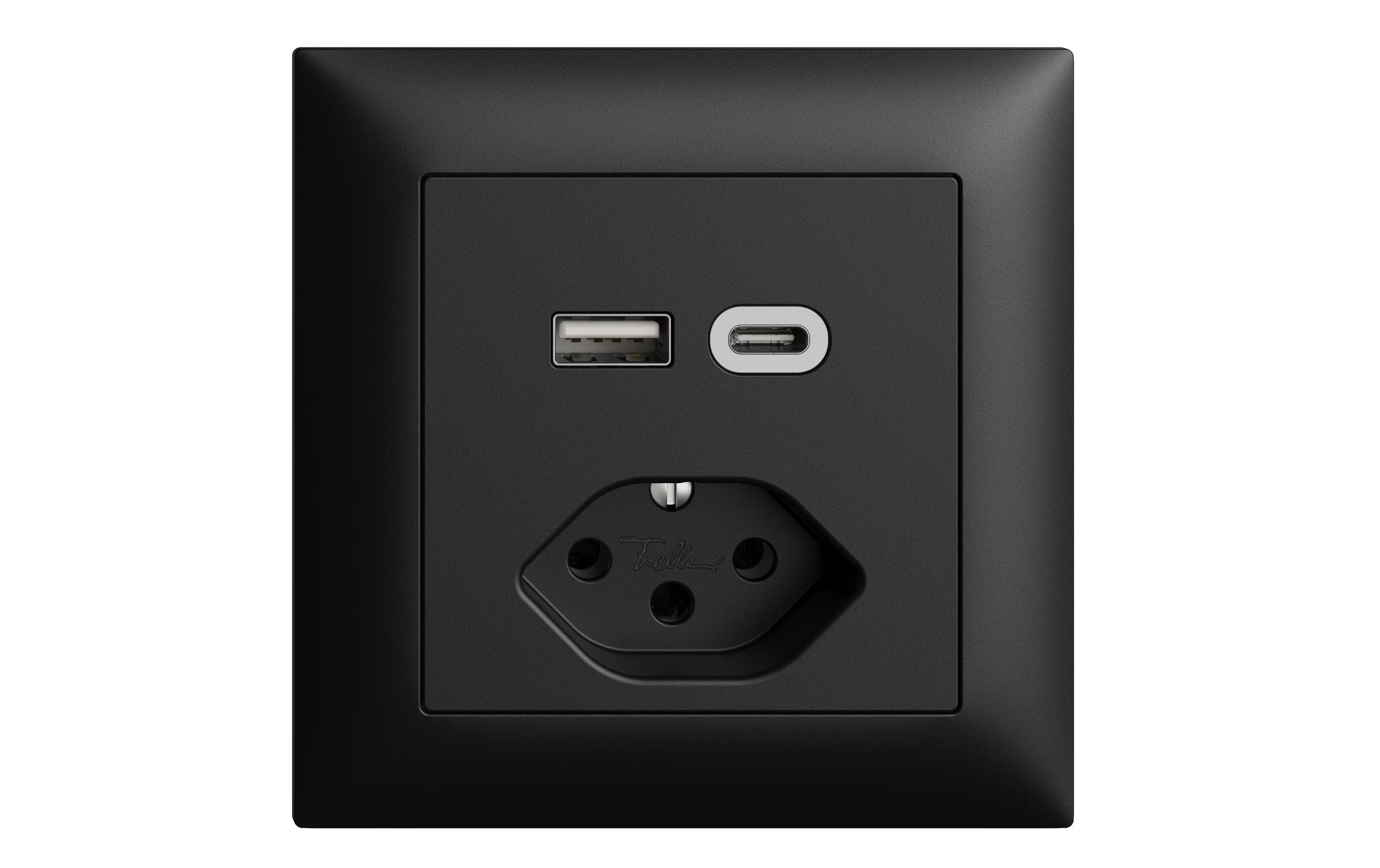 Feller EDIZIOdue Steckdose 1xUSB A,1xUSB C