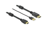 Delock, Kabel HDMI – Displayport, HDMI/USB