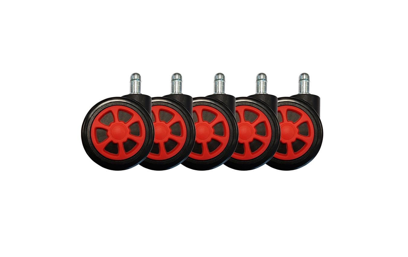 LC-POWER Gaming Stuhlrollen 5er Set.