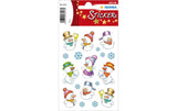 Herma Weihnachtssticker Schneemänner