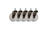 LC-Power Gaming Stuhlrollen 5er Set