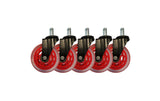 LC-Power Gaming Stuhlrollen 5er Set