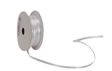 Spyk, Satinband 3 mm x 8 m, Weiss