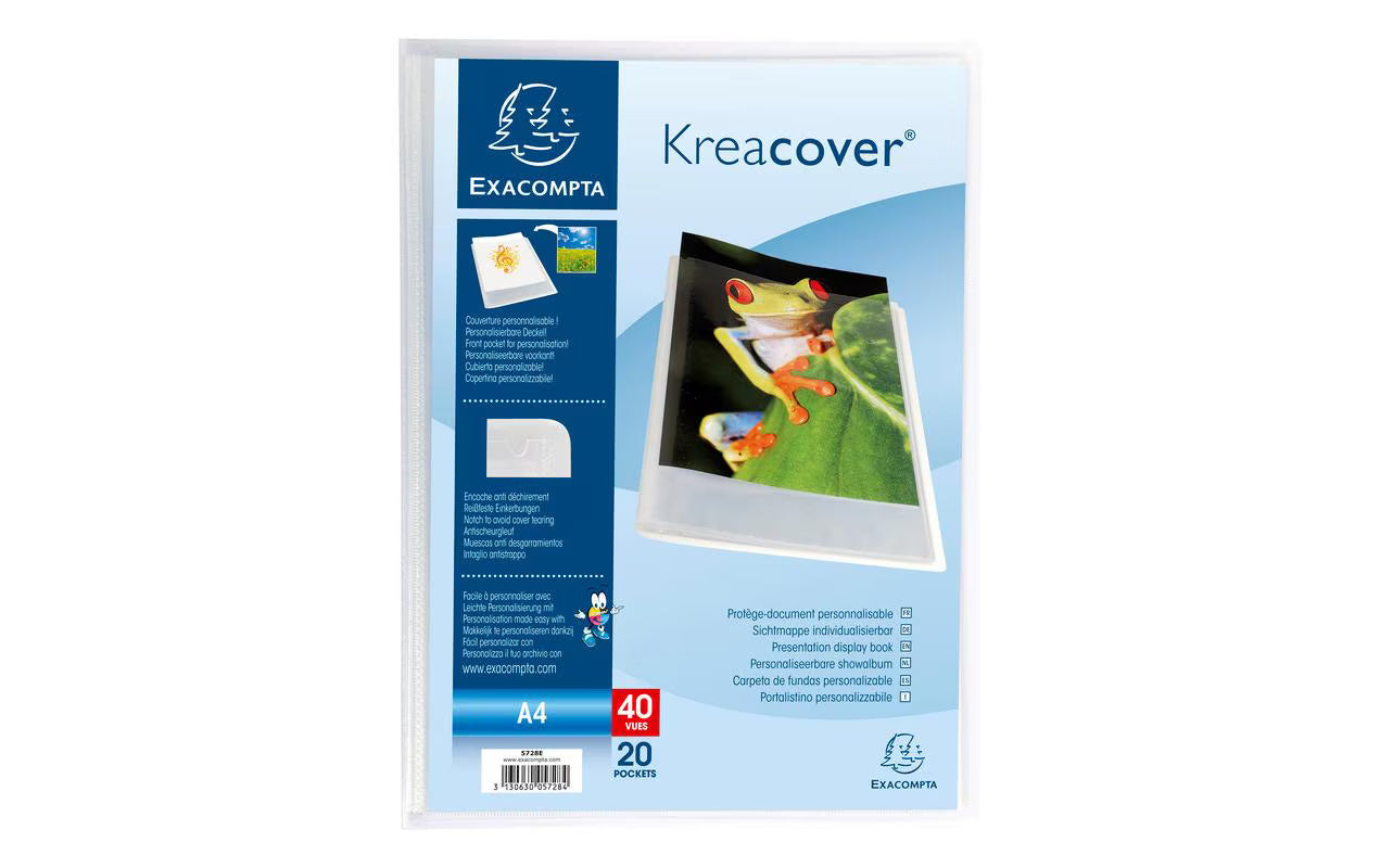 Exacompta Sichtbuch A4 transparent