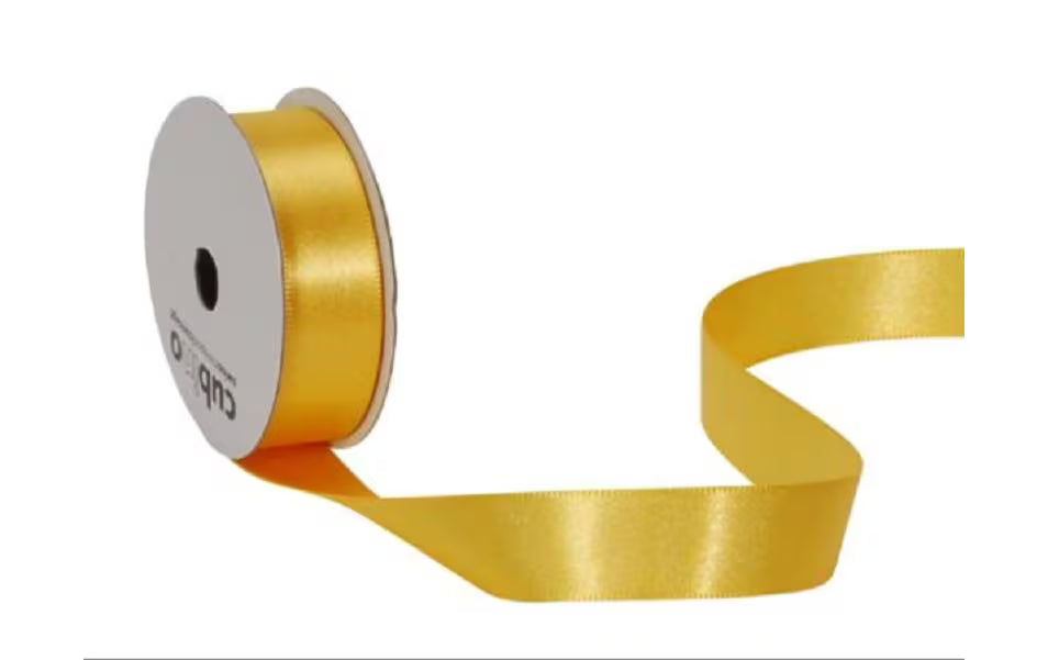 Spyk, Satinband 16 mm x 5 m, Gelb