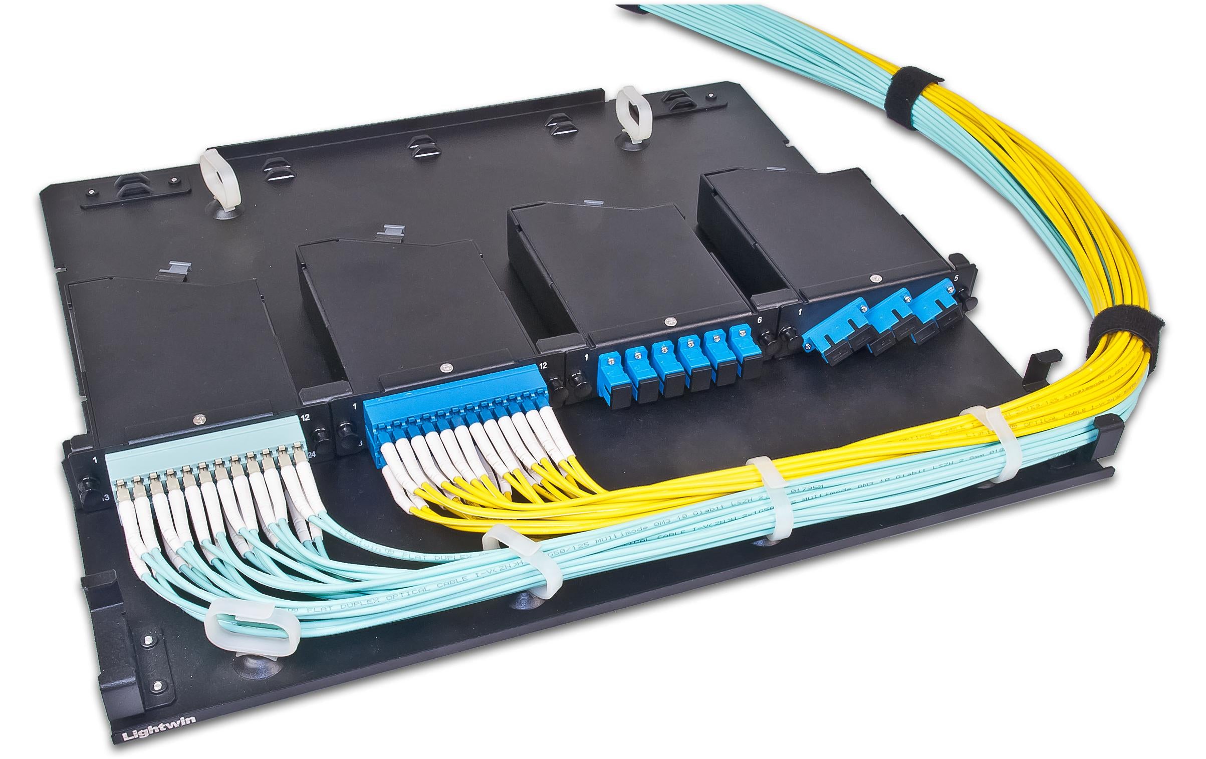 MTP Patchpanel, für 4xMTP Kassette