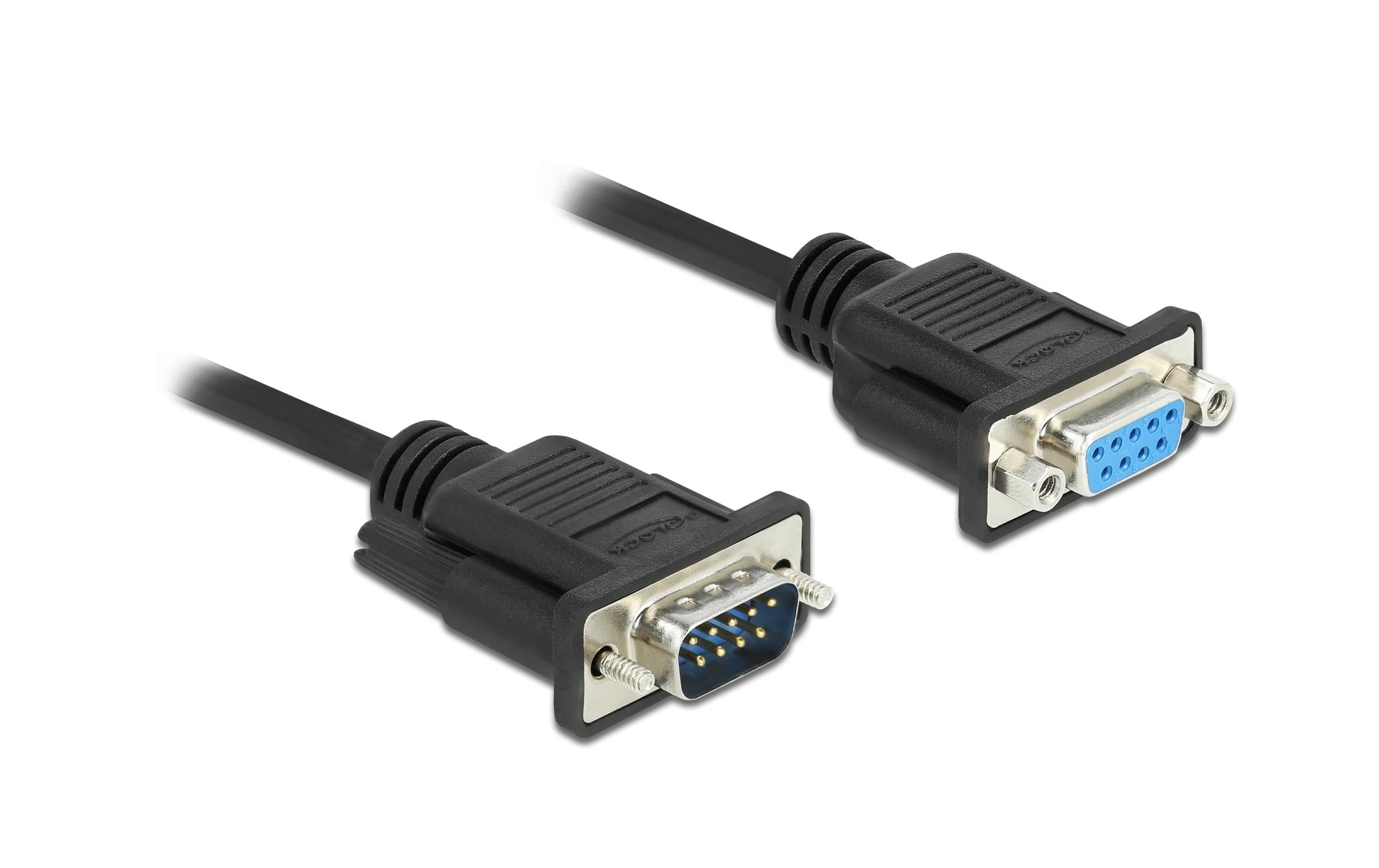 Delock Verlängerungskabel RS-232 DB9,